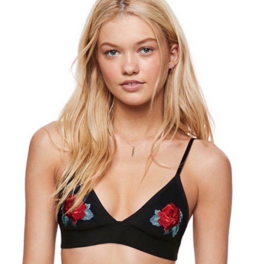 VS PINK ROSE BRALETTE TOP